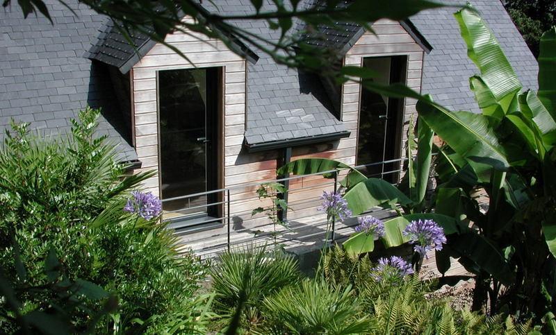 Un Jardin En Pente Douce Villa Locquenole Rom bilde
