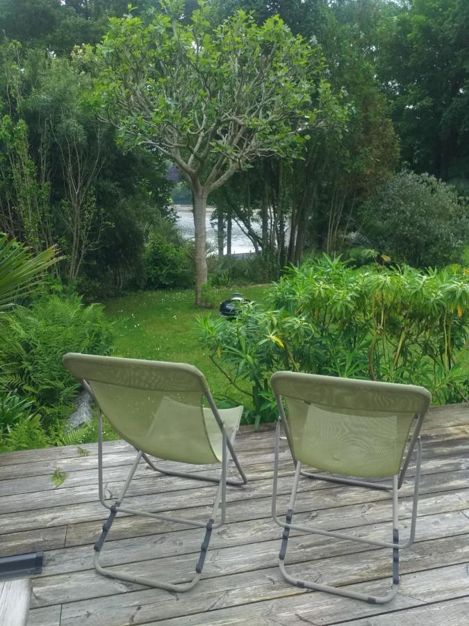 Un Jardin En Pente Douce Villa Locquenole Eksteriør bilde