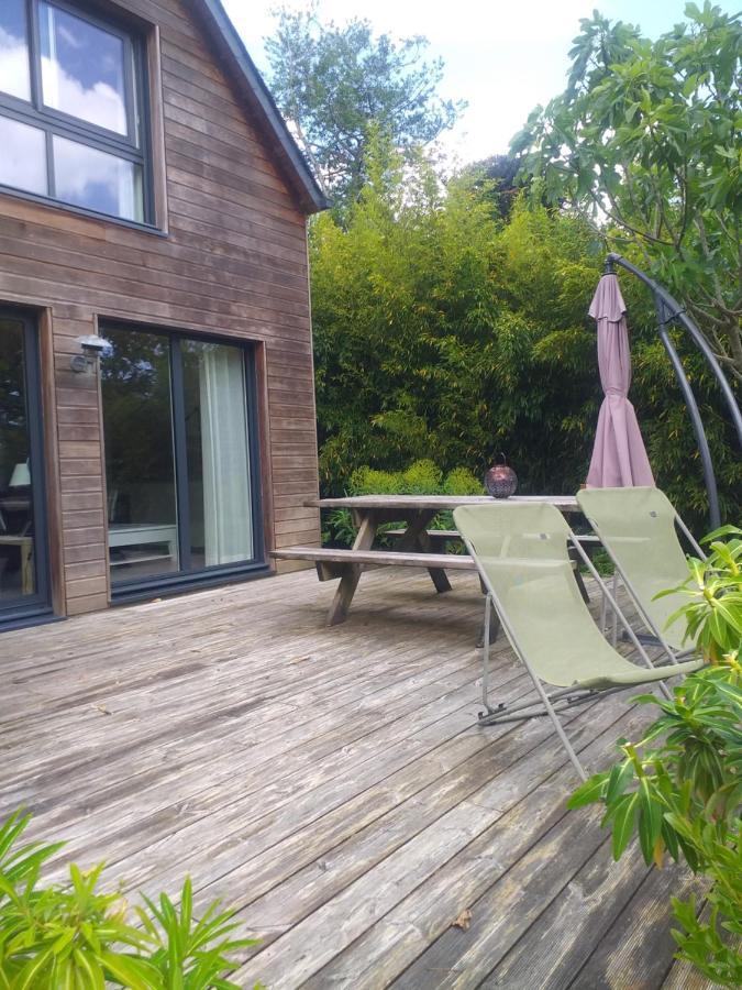 Un Jardin En Pente Douce Villa Locquenole Eksteriør bilde
